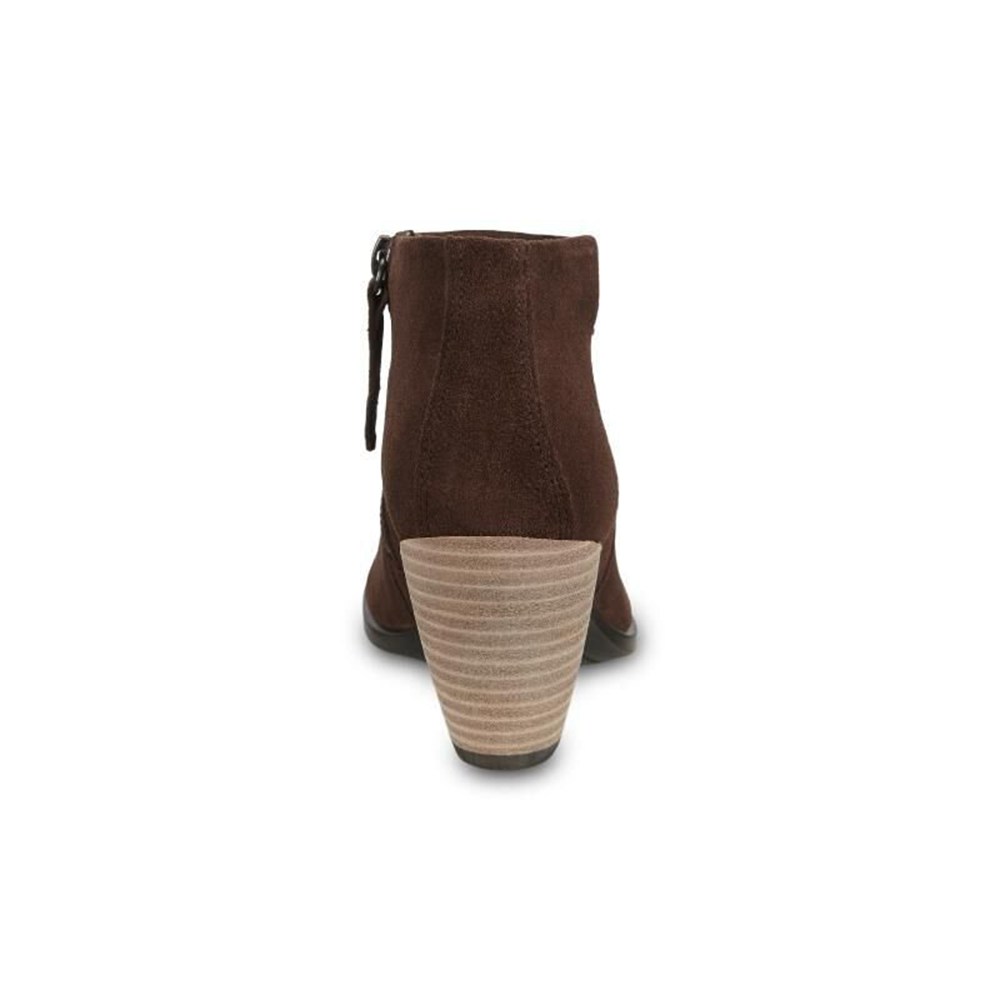 Womens Boots - ECCO Shape 55 Western - Brown - 1859CIUZK